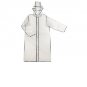 Дождевик Providence, прозрачный/серый светоотражающий с чехлом