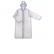 Дождевик Providence, прозрачный/синий с чехлом