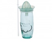 Стакан для коктейлей из переработанного стекла с соковыжималкой Verano