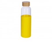 Бутылка для воды стеклянная Refine, в чехле, 550 мл, желтый