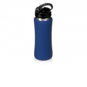 Бутылка для воды Bottle C1, сталь, soft touch, 600 мл, темно-синий