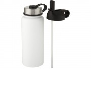 Supra медная спортивная бутылка объемом 1 л с вакуумной изоляцией и 2 крышками, белый