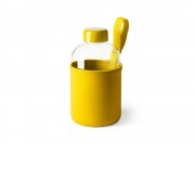 Бутылка стеклянная KASTER в неопреновом чехле, 600 мл, желтый