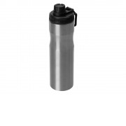 Бутылка для воды Supply Waterline, нерж сталь, 850 мл, серебристый/черный