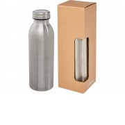 Бутылка Riti объемом 500 мл с медной обшивкой и вакуумной изоляцией , серебристый