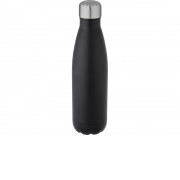Бутылка Cove из переработанной нержавеющей стали, с вакуумной изоляцией, 500мл - Черный