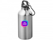 Бутылка Oregon с карабином 400мл, серебристый
