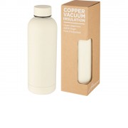 Spring Медная бутылка объемом 500 мл с вакуумной изоляцией, ivory cream