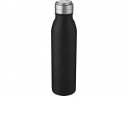 Бутылка для воды Harper из нержавеющей стали, с металлической петлей, 700 мл - Черный