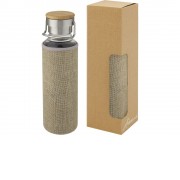 Thor, стеклянная бутылка объемом 660 мл с неопреновым чехлом, natural