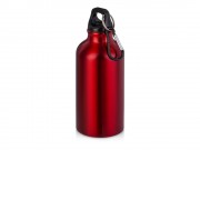 Бутылка Hip S с карабином 400мл, красный