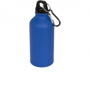 Матовая спортивная бутылка Oregon с карабином и объемом 400 мл, синий