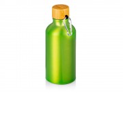 Бутылка Hip S Bamboo с карабином 400мл, зеленое яблоко
