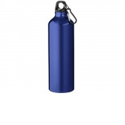 Алюминиевая бутылка для воды Oregon объемом 770 мл с карабином - Синий