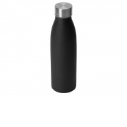 Стальная бутылка Rely, 650 мл, черный матовый