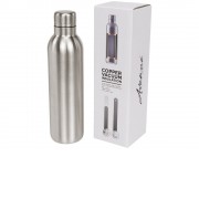 Спортивная бутылка Thor с вакуумной изоляцией объемом 510 мл, серебристый