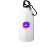 Бутылка Oregon с карабином 400мл, белый