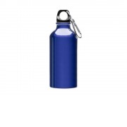 Алюминиевая бутылка ATHLETIC с карабином, 400 мл, королевский синий
