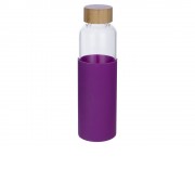 Бутылка для воды стеклянная Refine, в чехле, 550 мл, фиолетовый