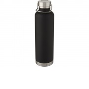 Thor, медная спортивная бутылка объемом 1 л с вакуумной изоляцией, черный