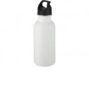 Luca, спортивная бутылка из нержавеющей стали объемом 500 мл, белый