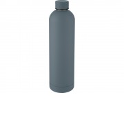 Spring Медная спортивная бутылка объемом 1 л с вакуумной изоляцией , темно-серый