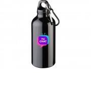 Бутылка Oregon с карабином 400мл, черный