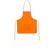 Фартук, оранжевый, плотность 80г/м2