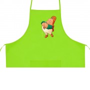 Фартук из нетканого материала Карлсон, зеленое яблоко