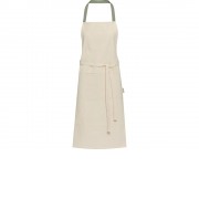 Nia фартук из переработанного хлопка плотностью 200 г/м² - Зеленый яркий