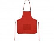 Фартук, красный, плотность 80г/м2