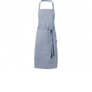 Pheebs 200 g/m2 recycled cotton apron, синий