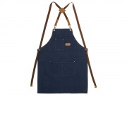Джинсовый фартук с карманами Fry, синий
