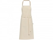 Nia фартук из переработанного хлопка плотностью 200 г/м² - бежевый овсяный