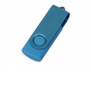 Флеш-карта USB 2.0 8 Gb Квебек Solid, голубой