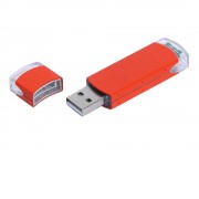 Флешка 3.0 промо прямоугольной классической формы, 64 Гб, оранжевый