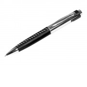 Флешка в виде ручки с мини чипом, 16 Гб, черный/серебристый