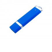 USB-флешка на 16 ГБ с покрытием soft-touch Орландо, синий