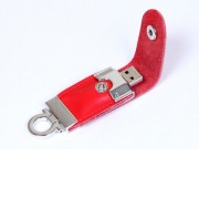USB-флешка на 64 ГБ в виде брелка, красный
