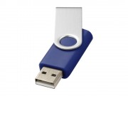 Флеш-карта Rotate USB 2.0 на 2 Гб, синий