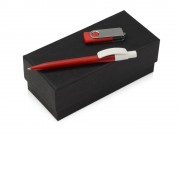 Подарочный набор Uma Memory с ручкой и флешкой, красный