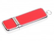 Флешка 3.0 компактной формы, 64 Гб, красный/серебристый