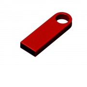 USB 3.0-флешка на 128 Гб с мини чипом и круглым отверстием, красный