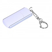 Флешка промо прямоугольной формы, выдвижной механизм, 32 Гб, белый