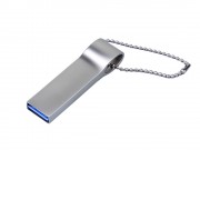 USB 3.0-флешка на 64 Гб с мини чипом, компактный дизайн, боковое отверстие для цепочки