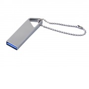 USB 3.0-флешка на 128 Гб с мини чипом, компактный дизайн, отверстие треугольной формы для цепочки
