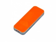 USB-флешка на 4 Гб в стиле I-phone, прямоугольнй формы, оранжевый