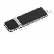 Флешка 3.0 компактной формы, 64 Гб, черный/серебристый
