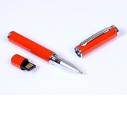 USB-флешка на 32 Гб в виде ручки с мини чипом, оранжевый