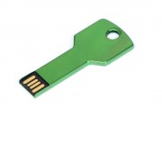 Флешка в виде ключа, 64 Гб, зеленый